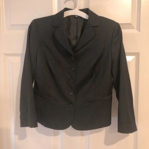 Black with pinstripe lining blazer, gap brand, size 10